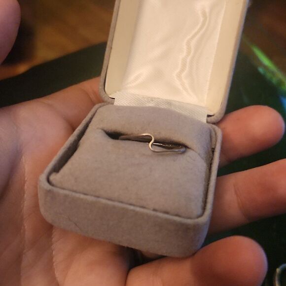 Waveform Vintage Sterling Silver Ring - Picture 1 of 4